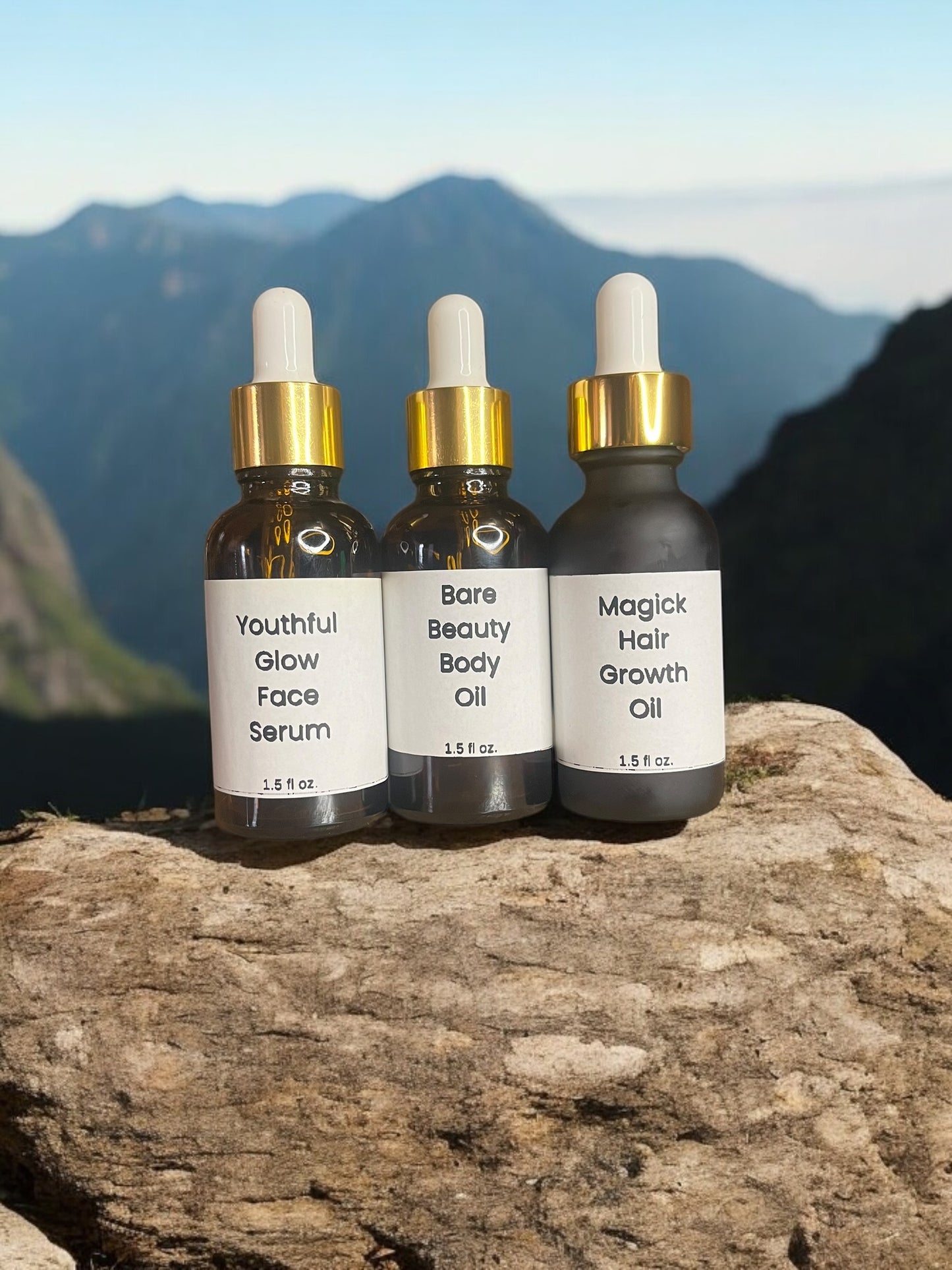 Hair, Body, & Face Oil Set